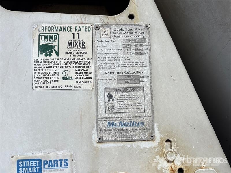Kenworth T880 6x4 Mixer Truck (Inoperable) Transmikserler