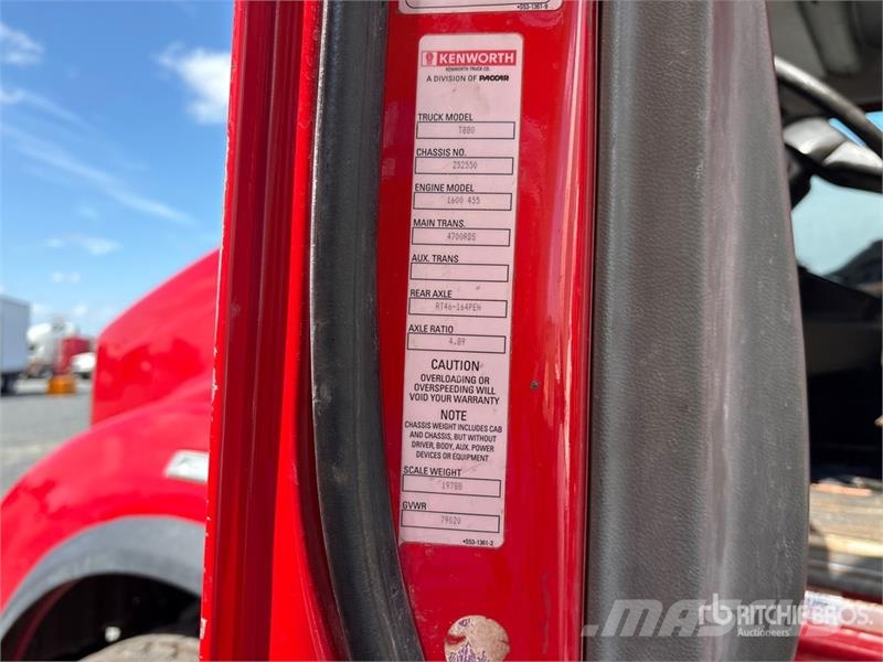 Kenworth T880 6x4 Mixer Truck (Inoperable) Transmikserler