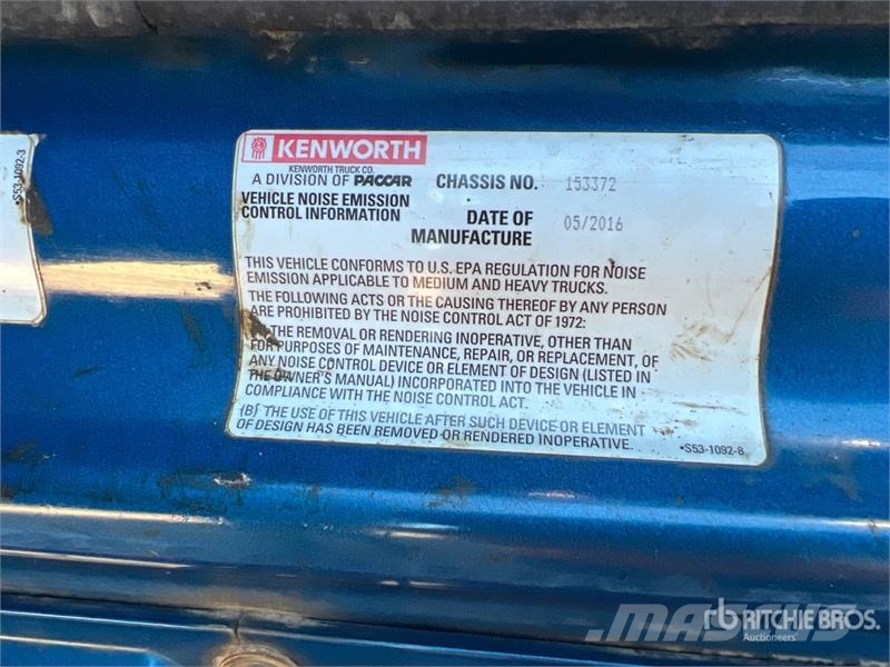 Kenworth T880 6x4 Quad/A Dump Truck Damperli kamyonlar
