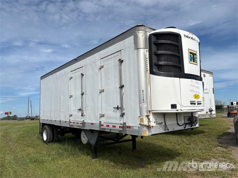 Kidron 28 ft x 102 in S/A Multi -Temp Refrigerated Traile Piekabes ar temperatūras kontroli