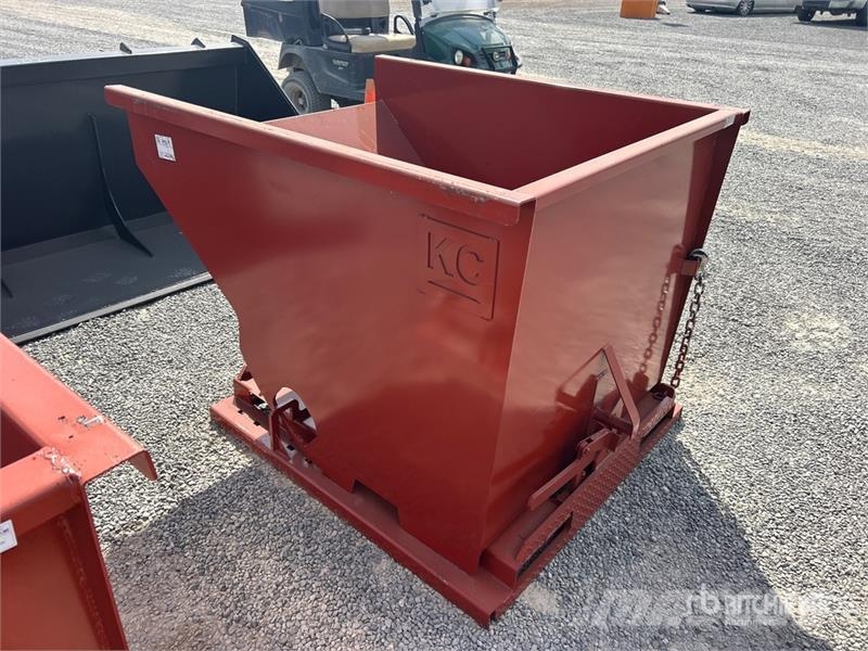 Kit Containers 2.0YFT-SDH 5 ft 3 in 2 cyd Self-Dum Tartályok és tölcsérek