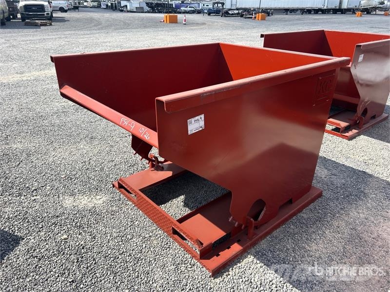 Kit Containers 2.0YFT-SDH 5 ft 3 in 2 cyd Self-Dum Tartályok és tölcsérek
