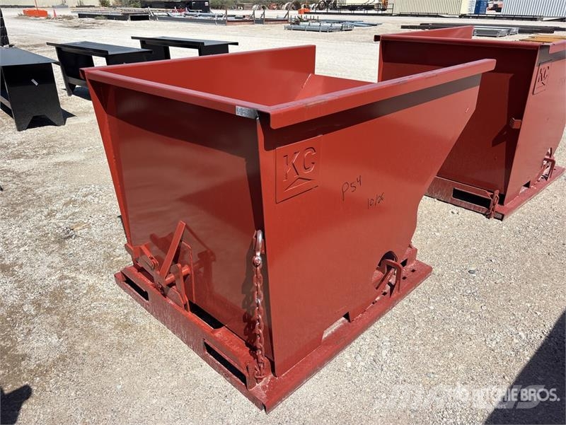 Kit Containers 2.0YFT-SDH 5 ft 8 in Self-Dumping H Bins and hoppers