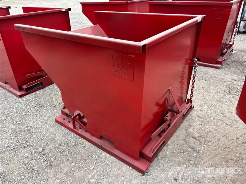 Kit Containers 2.0YFT-SDH 5 ft 6 in Self-Dumping H Apcirkņi un piltuves