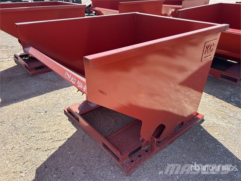 Kit Containers 2.0YFT-SDH 5 ft 8 in Self-Dumping H Bins and hoppers