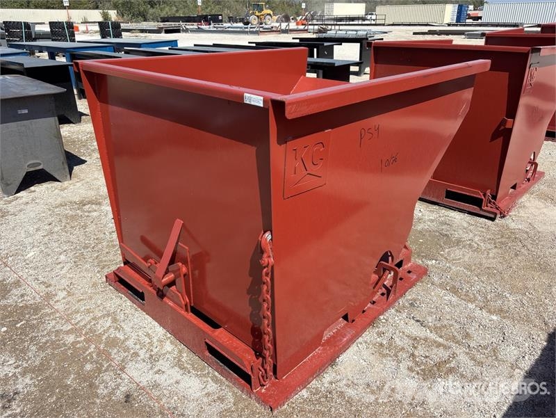Kit Containers 2.0YFT-SDH 5 ft 8 in Self-Dumping H Bins and hoppers