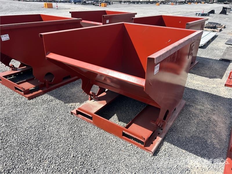Kit Containers 2.0YFT-SDH 5 ft 3 in 2 cyd Self-Dum Tartályok és tölcsérek