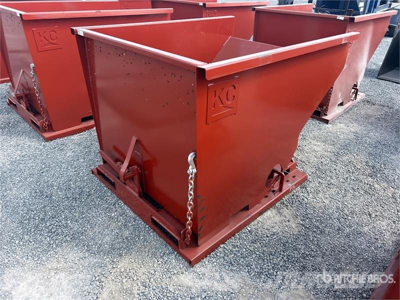 Kit Containers 2.0YFT-SDH 5 ft 3 in 2 cyd Self-Dum Tartályok és tölcsérek