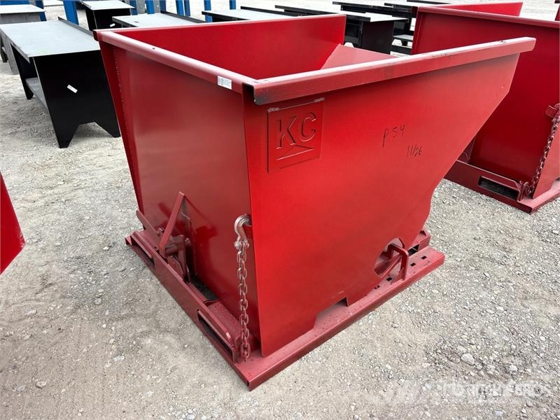 Kit Containers 2.0YFT-SDH 5 ft 6 in Self-Dumping H Apcirkņi un piltuves