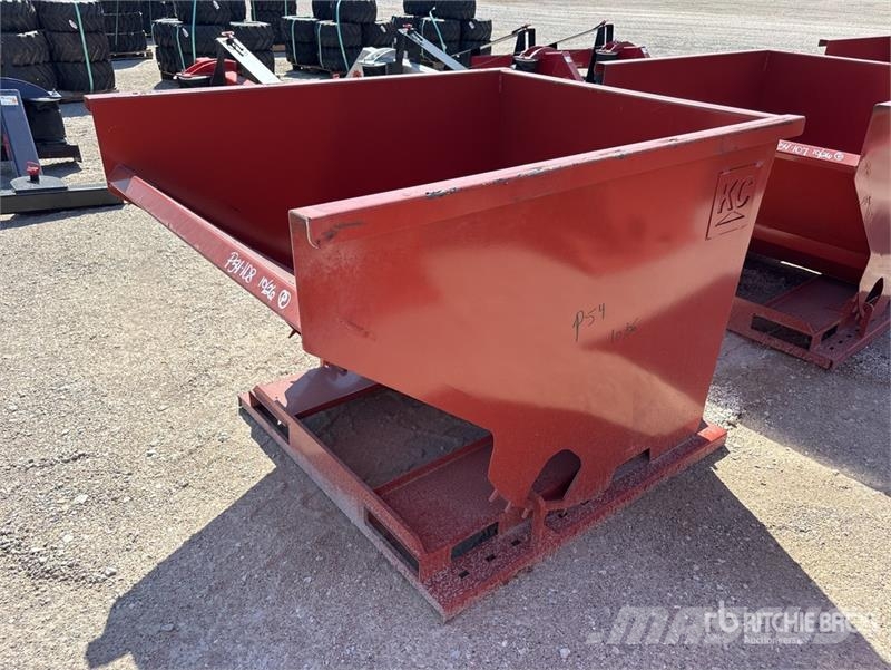  Kit Containers 2.0YFT-SDH 5 ft 8 in Self-Dumping H Bins and hoppers