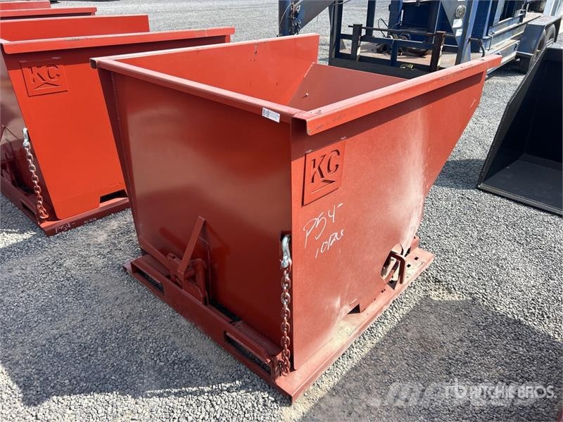 Kit Containers 2.0YFT-SDH 5 ft 3 in 2 cyd Self-Dum Tartályok és tölcsérek
