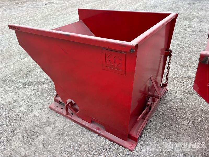 Kit Containers 2.0YFT-SDH 5 ft 6 in Self-Dumping H Apcirkņi un piltuves