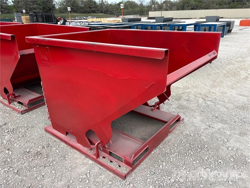 Kit Containers 2.0YFT-SDH 5 ft 6 in Self-Dumping H Apcirkņi un piltuves