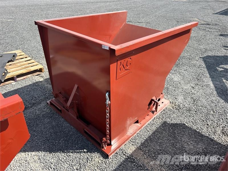 Kit Containers 2.0YFT-SDH 5 ft 3 in 2 cyd Self-Dum Tartályok és tölcsérek