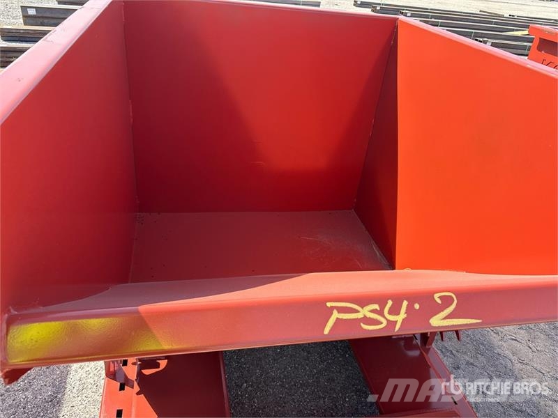 Kit Containers 2.0YFT-SDH 62 in 2 cyd Self-Dumping 装料架和装料斗