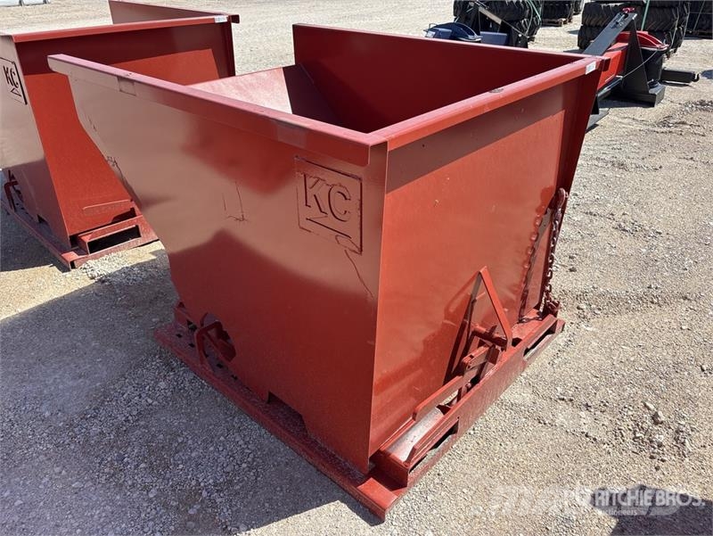 Kit Containers 2.0YFT-SDH 5 ft 8 in Self-Dumping H Bins and hoppers