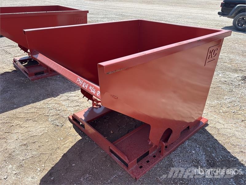 Kit Containers 2.0YFT-SDH 5 ft 8 in Self-Dumping H Bins and hoppers