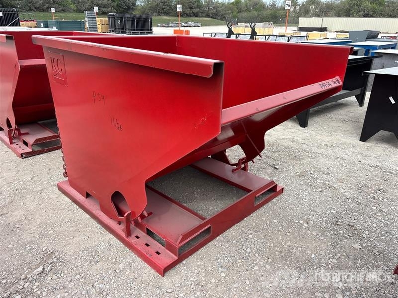 Kit Containers 2.0YFT-SDH 5 ft 6 in Self-Dumping H Apcirkņi un piltuves