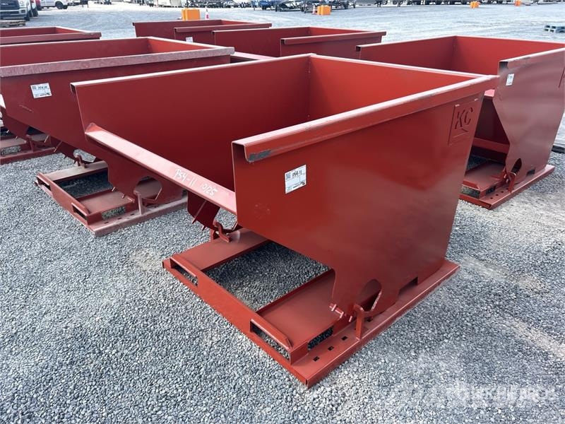 Kit Containers 2.0YFT-SDH 5 ft 3 in 2 cyd Self-Dum Tartályok és tölcsérek