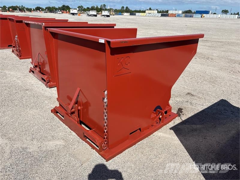 Kit Containers 2.0YFT-SDH 60 in 2 cyd Self-Dumping 装料架和装料斗