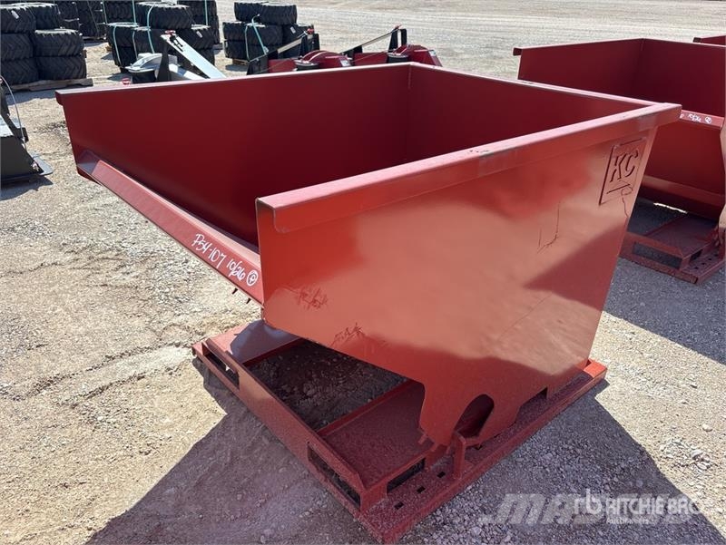Kit Containers 2.0YFT-SDH 5 ft 8 in Self-Dumping H Bins and hoppers