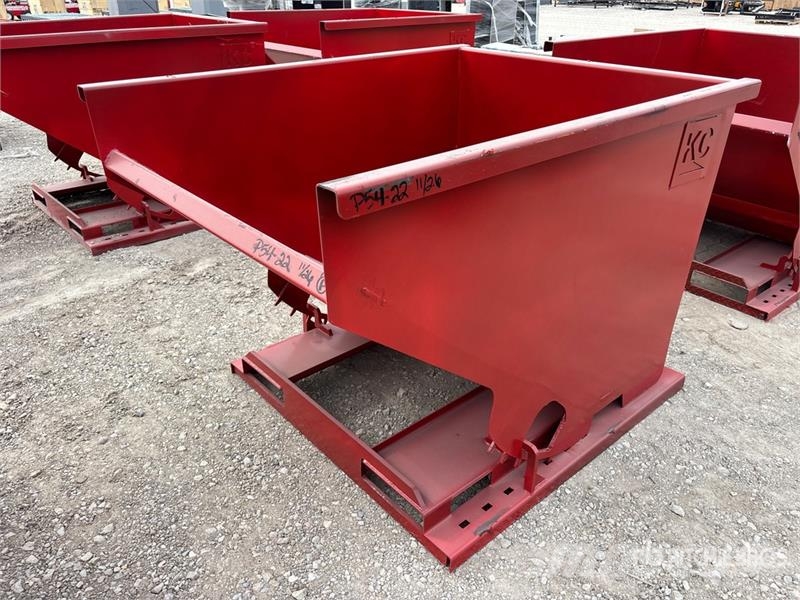 Kit Containers 2.0YFT-SDH 5 ft 6 in Self-Dumping H Apcirkņi un piltuves