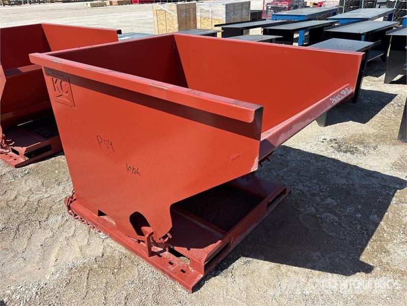 Kit Containers 2.0YFT-SDH 5 ft 8 in Self-Dumping H Bins and hoppers