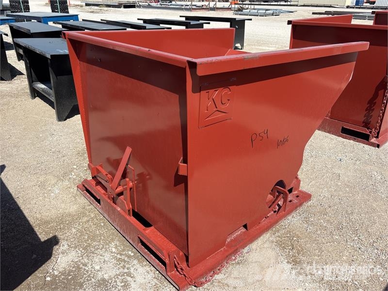 Kit Containers 2.0YFT-SDH 5 ft 8 in Self-Dumping H Bins and hoppers