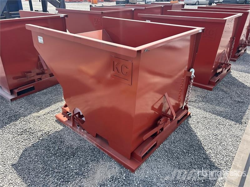Kit Containers 2.0YFT-SDH 5 ft 3 in 2 cyd Self-Dum Tartályok és tölcsérek
