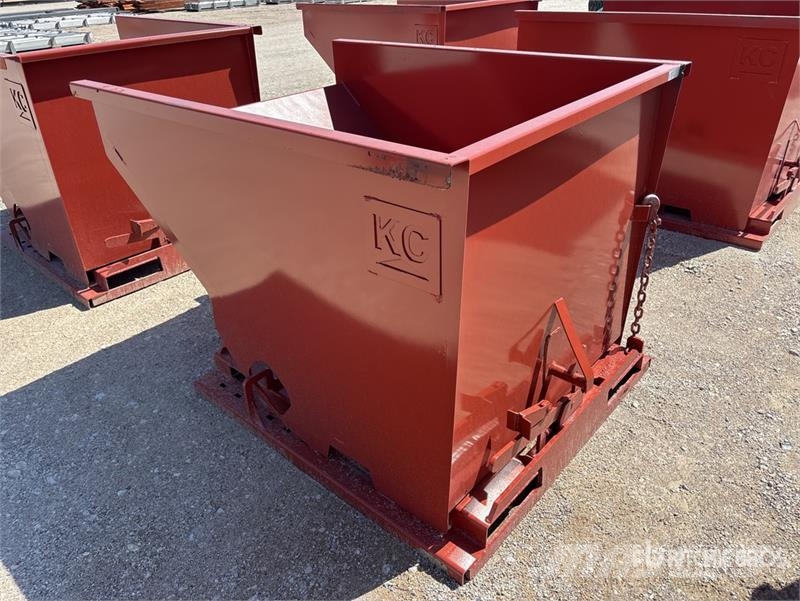 Kit Containers 2.0YFT-SDH 5 ft 8 in Self-Dumping H Bins and hoppers