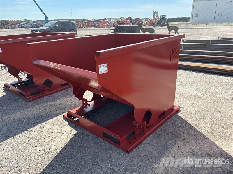 Kit Containers 2.0YFT-SDH 62 in 2 cyd Self-Dumping 装料架和装料斗