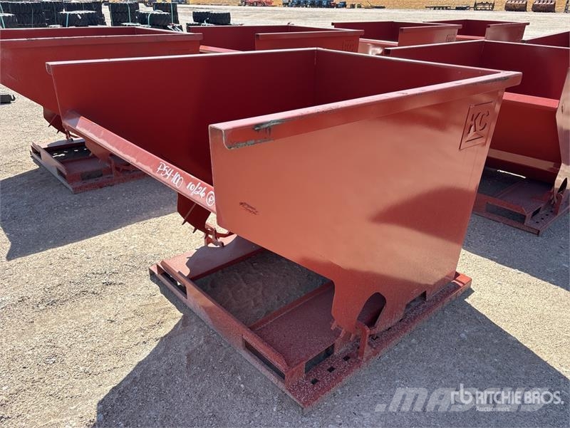 Kit Containers 2.0YFT-SDH 5 ft 8 in Self-Dumping H Bins and hoppers