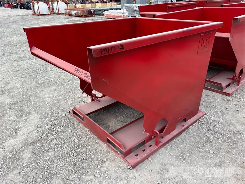 Kit Containers 2.0YFT-SDH 5 ft 6 in Self-Dumping H Apcirkņi un piltuves
