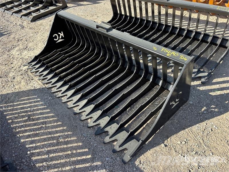 Kit Containers 76 in Skeleton Skid Steer Bucket (U Cucharones