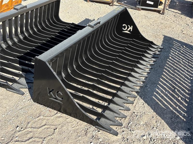 Kit Containers 76 in Skeleton Skid Steer Bucket (U Cucharones