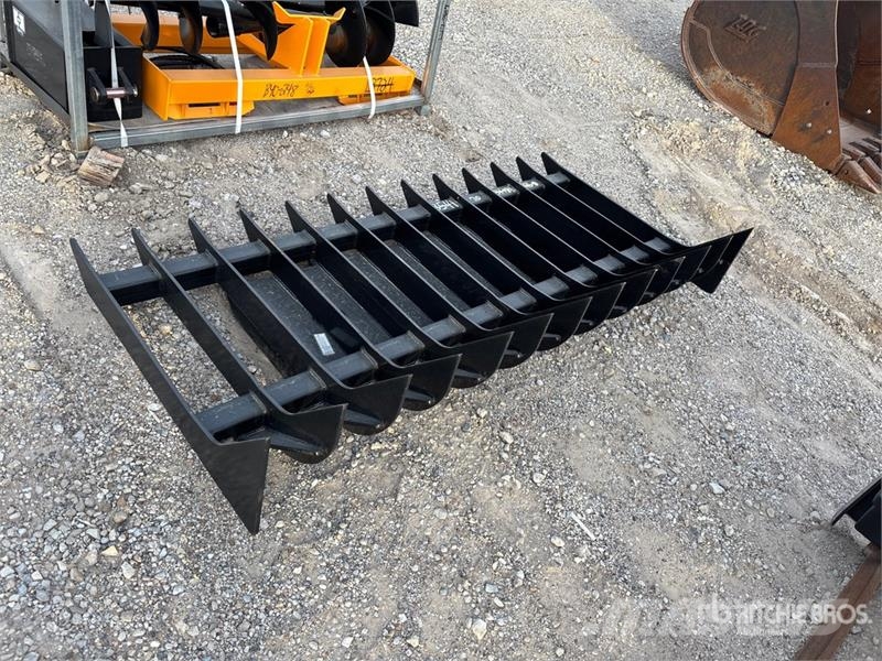 Kit Containers QT-RR-70 68 in Skid Steer Root Rake Rastrilladoras y rastrilladoras giratorias