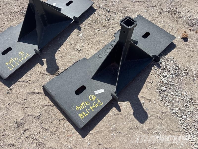 Kit Containers QT-TM 2 in Skid Steer Hitch Receive Brze spojke