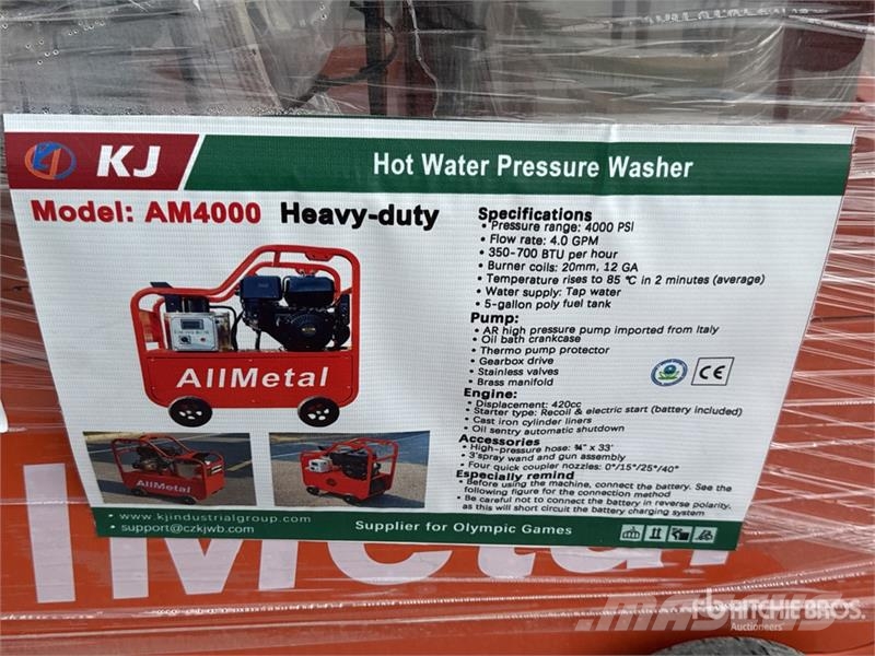 KJ AM4000 4000PSI,4.0Gpm,420 cc Pressure Washer (Unus Πλυστικά χαμηλής πίεσης