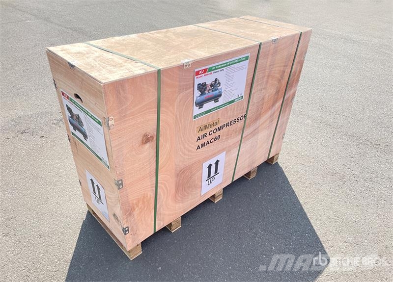 KJ AMAC60 18.5 cfm Skid-Mounted 60 gal Air Compressor Компресори