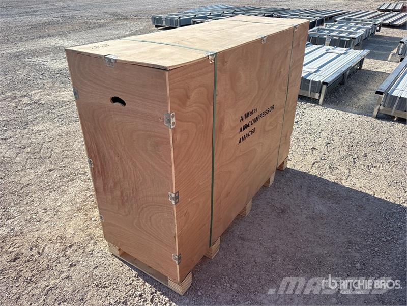KJ AMAC60 18.5 cfm Skid-Mounted 60 gal Air Compressor Kompressorer