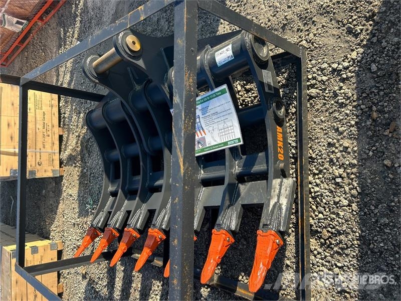 KJ AMK20 65 in Excavator Rake - Fits Cat 320 / 17 - 2 Rastrilladoras y rastrilladoras giratorias