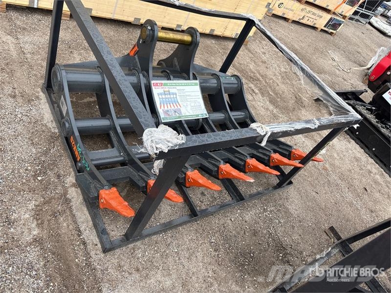 KJ AMK20 65 in Excavator Rake - Fits Cat 320 / 17 - 2 Ranghinatori