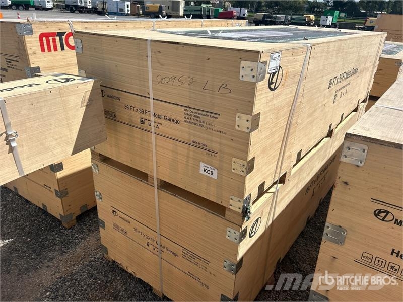 KJ K0039 39 ft x 39 ft Metal Garage Storage Building Construcții din cadru metalic