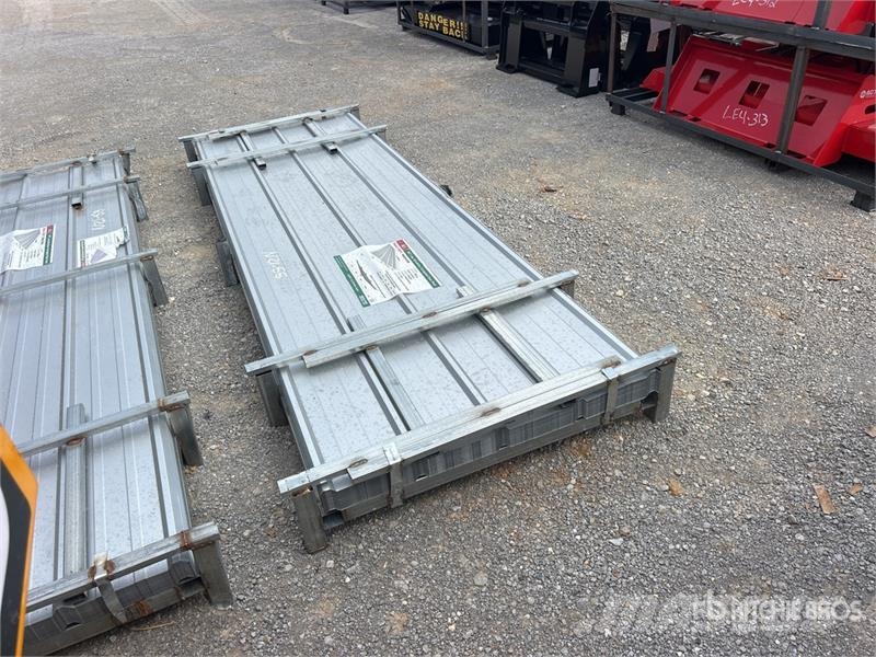KJ K0311 35 in x 10 ft Galvalume Corrugated Steel She ホイスト、ウインチ、エレベーター