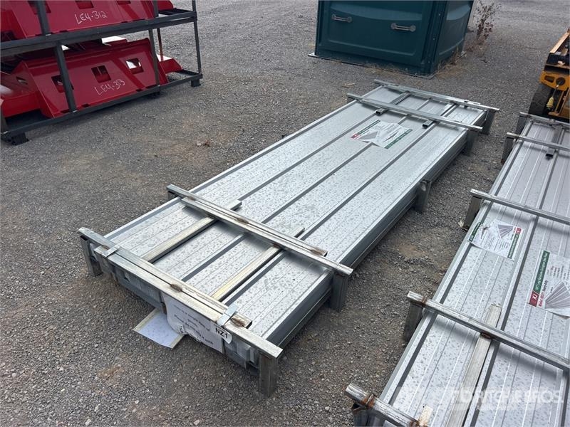 KJ K0311 35 in x 10 ft Galvalume Corrugated Steel She ホイスト、ウインチ、エレベーター