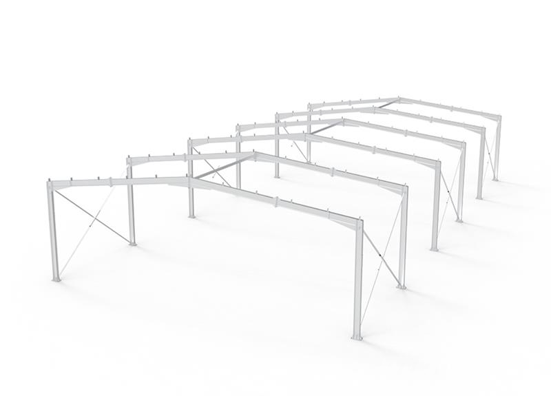 KJ K10050 50 ft x 100 ft High Strength Steel Frame On 철골 건물