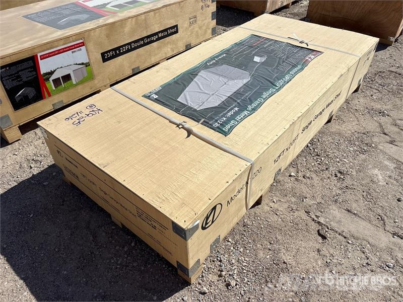 KJ K1220 Metal Garage Shed (Unused) Ατσάλινο πλαίσιο κτιρίων