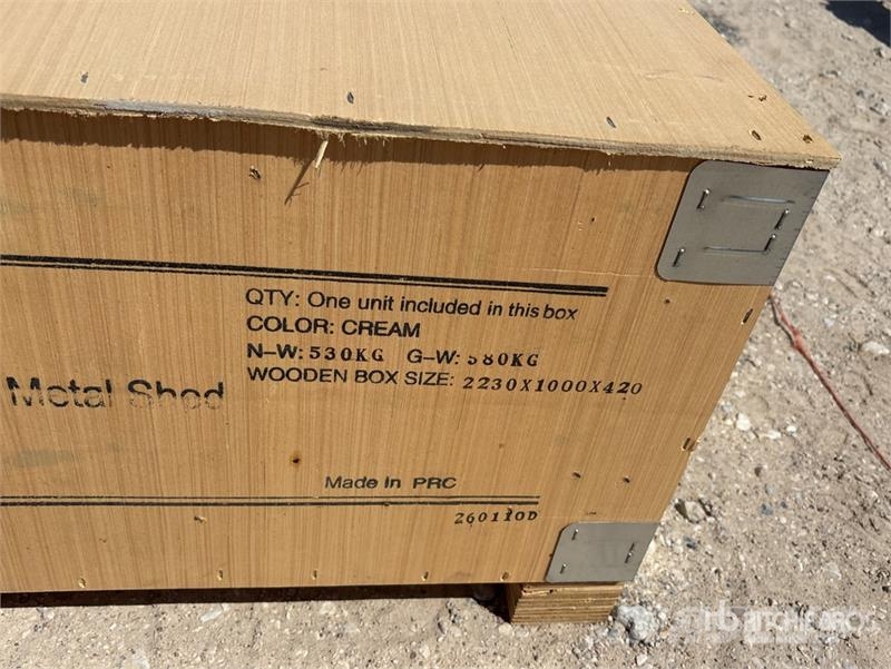 KJ K1220 Metal Garage (Unused) Stalen constructies