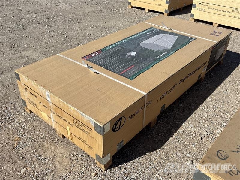 KJ K1220 Metal Garage Shed (Unused) Ατσάλινο πλαίσιο κτιρίων