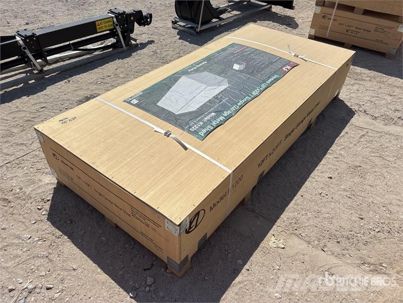 KJ K1220 Metal Garage (Unused) Stalen constructies
